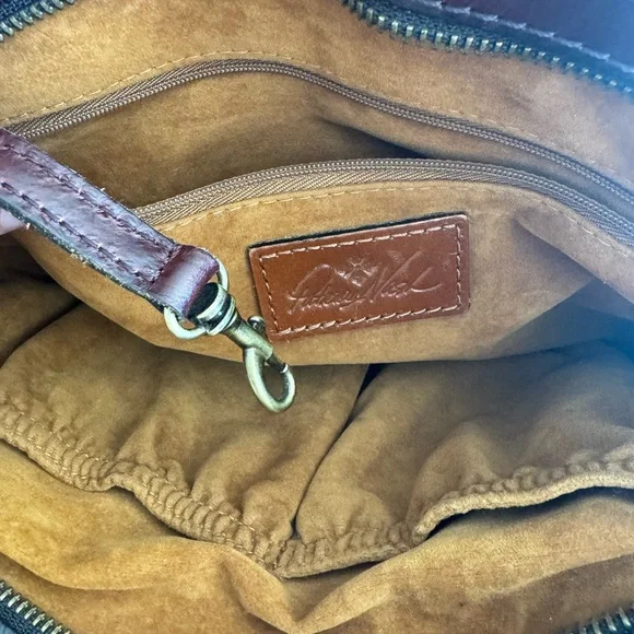 Patrica Nash Floral Leather Shoulder Bag